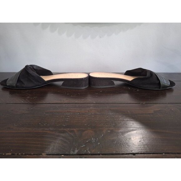EUC Franco Sarto Frisco Black Leather Slide/Pre-owned, Sz. 8M - Picture 2 of 9